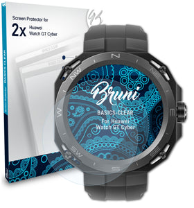 Bruni Basics-Clear Displayschutzfolie für Huawei Watch GT Cyber