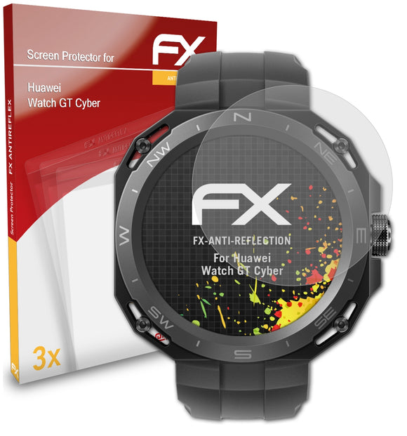 atFoliX FX-Antireflex Displayschutzfolie für Huawei Watch GT Cyber