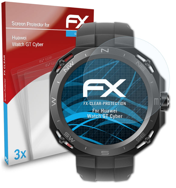 atFoliX FX-Clear Schutzfolie für Huawei Watch GT Cyber