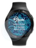 Schutzfolie Bruni kompatibel mit Huawei Watch GT2e, glasklare (2X)