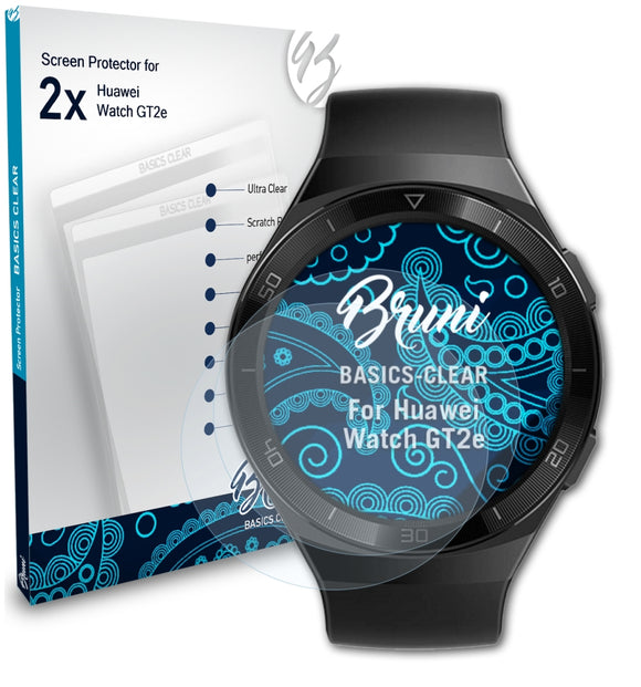 Bruni Basics-Clear Displayschutzfolie für Huawei Watch GT2e