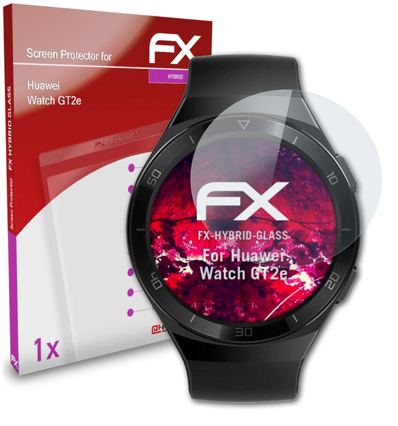 atFoliX FX-Hybrid-Glass Panzerglasfolie für Huawei Watch GT2e