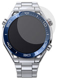 Panzerfolie atFoliX kompatibel mit Huawei Watch Ultimate, entspiegelnde und stoßdämpfende FX (3X)
