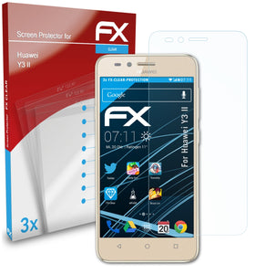 atFoliX FX-Clear Schutzfolie für Huawei Y3 II