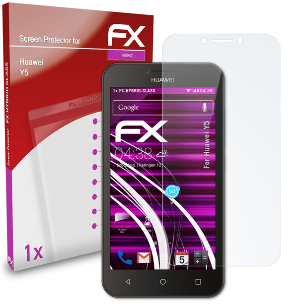 atFoliX FX-Hybrid-Glass Panzerglasfolie für Huawei Y5