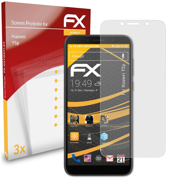 atFoliX FX-Antireflex Displayschutzfolie für Huawei Y5p