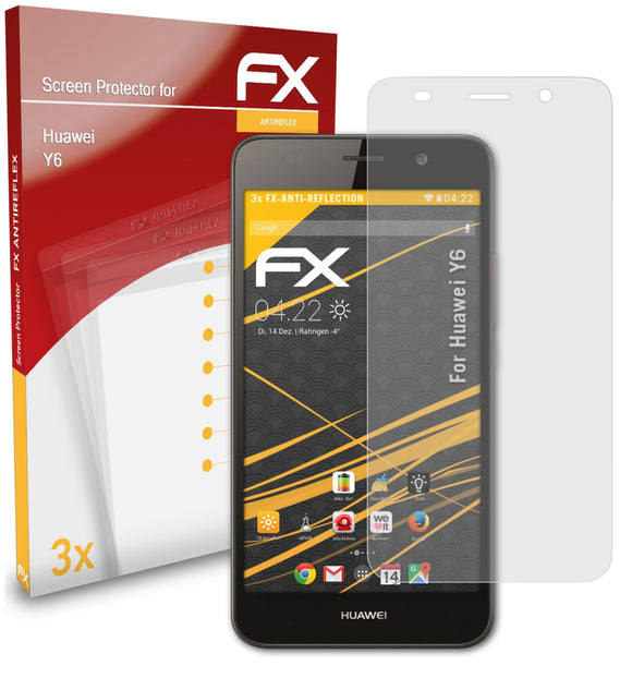 atFoliX FX-Antireflex Displayschutzfolie für Huawei Y6