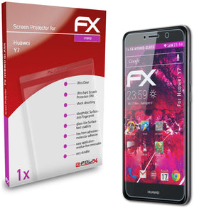 atFoliX FX-Hybrid-Glass Panzerglasfolie für Huawei Y7