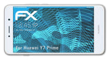 Schutzfolie atFoliX kompatibel mit Huawei Y7 Prime, ultraklare FX (3X)