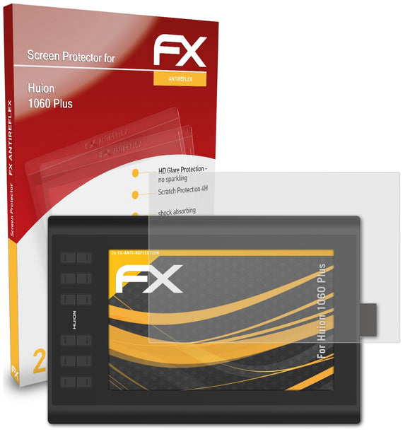 atFoliX FX-Antireflex Displayschutzfolie für Huion 1060 Plus