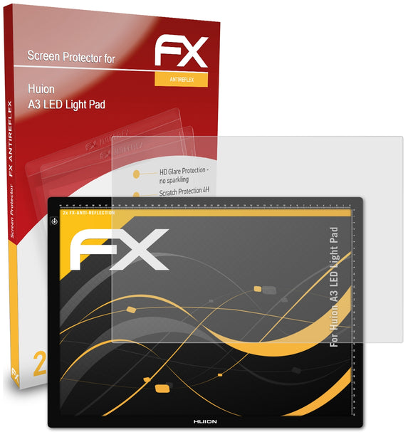 atFoliX FX-Antireflex Displayschutzfolie für Huion A3 LED Light Pad