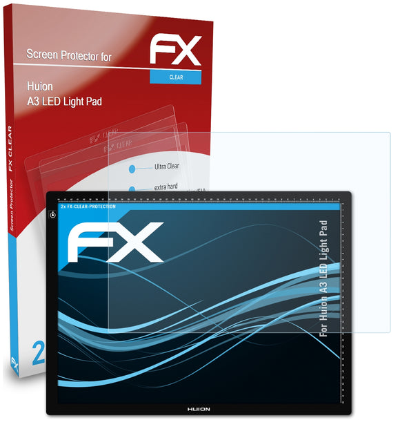 atFoliX FX-Clear Schutzfolie für Huion A3 LED Light Pad