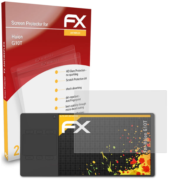 atFoliX FX-Antireflex Displayschutzfolie für Huion G10T