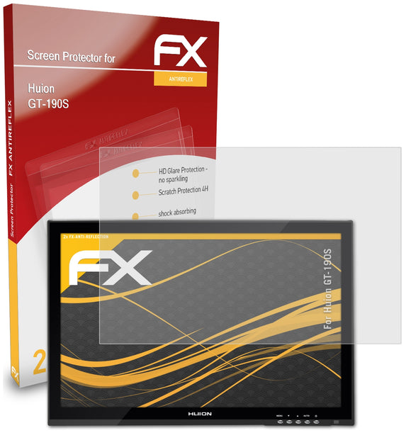atFoliX FX-Antireflex Displayschutzfolie für Huion GT-190S