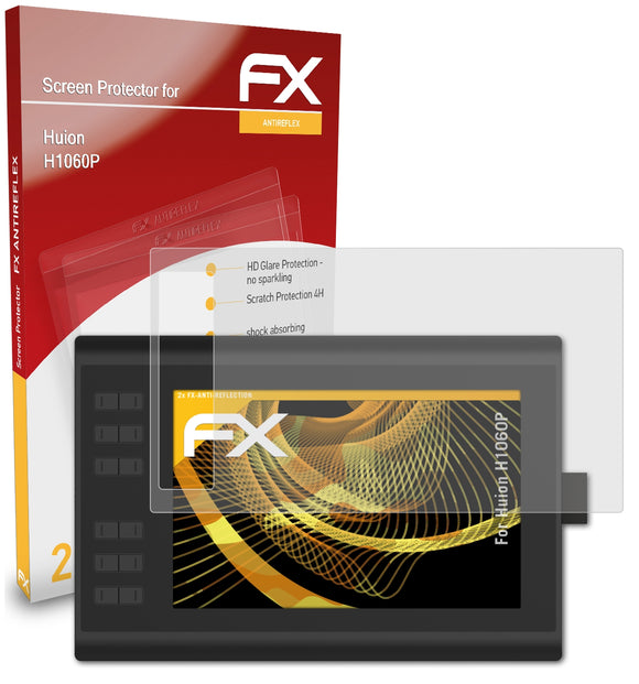 atFoliX FX-Antireflex Displayschutzfolie für Huion H1060P