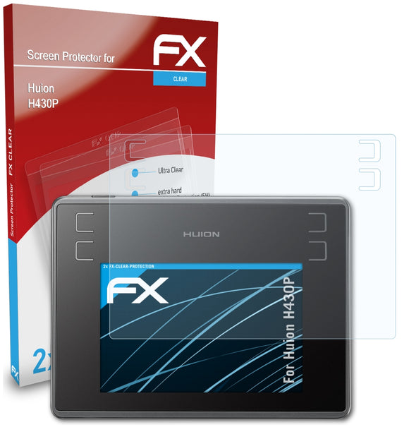 atFoliX FX-Clear Schutzfolie für Huion H430P