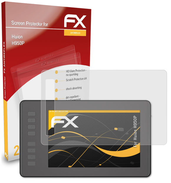 atFoliX FX-Antireflex Displayschutzfolie für Huion H950P