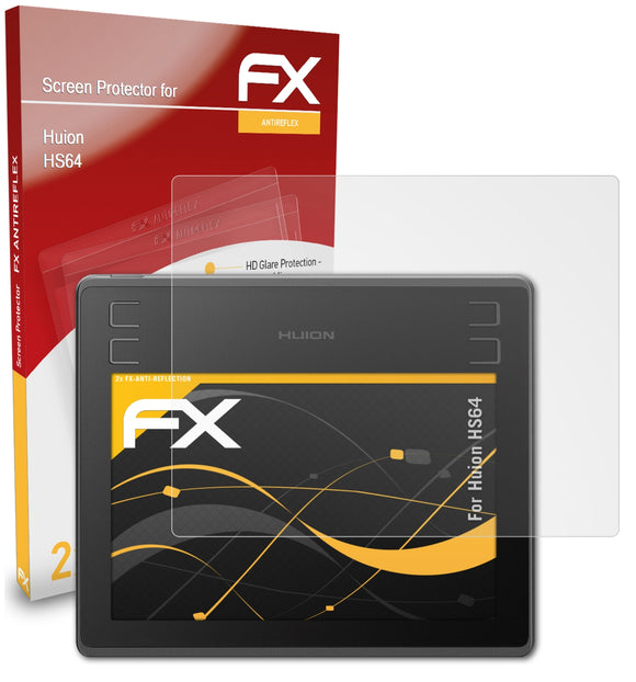 atFoliX FX-Antireflex Displayschutzfolie für Huion HS64