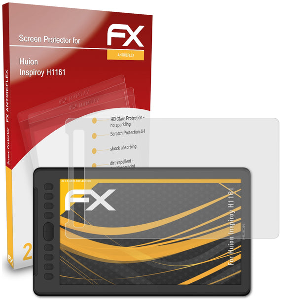 atFoliX FX-Antireflex Displayschutzfolie für Huion Inspiroy H1161