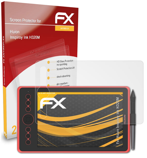 atFoliX FX-Antireflex Displayschutzfolie für Huion Inspiroy Ink H320M