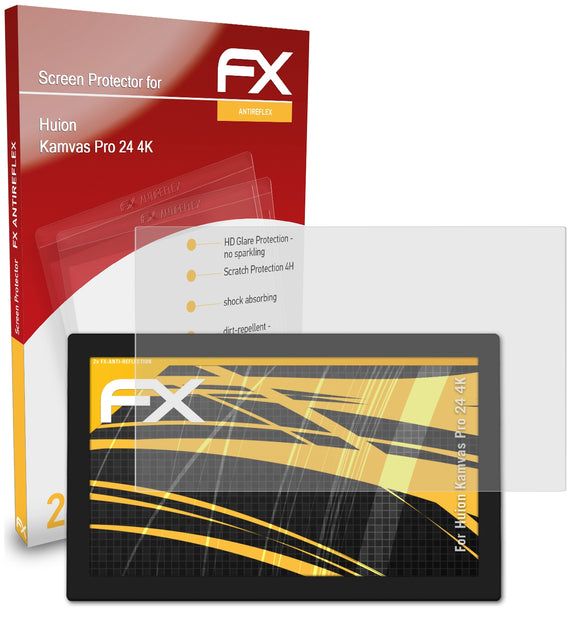 atFoliX FX-Antireflex Displayschutzfolie für Huion Kamvas Pro 24 4K
