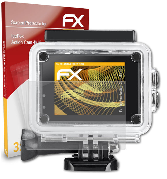 atFoliX FX-Antireflex Displayschutzfolie für IceFox Action Cam 4k I5