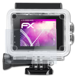 atFoliX Glasfolie kompatibel mit IceFox Action Cam 4k I5, 9H Hybrid-Glass FX Panzerfolie