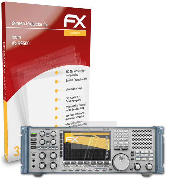 atFoliX FX-Antireflex Displayschutzfolie für Icom IC-R9500