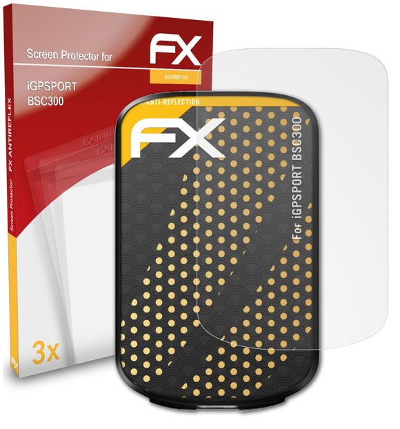 atFoliX FX-Antireflex Displayschutzfolie für iGPSPORT BSC300