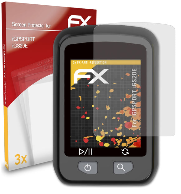 atFoliX FX-Antireflex Displayschutzfolie für iGPSPORT iGS20E