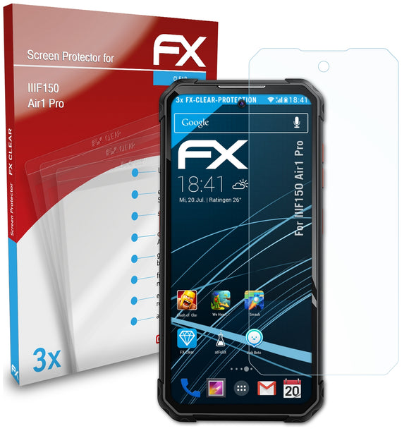 atFoliX FX-Clear Schutzfolie für IIIF150 Air1 Pro
