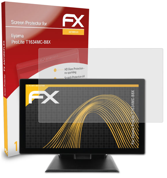 atFoliX FX-Antireflex Displayschutzfolie für Iiyama ProLite T1634MC-B8X