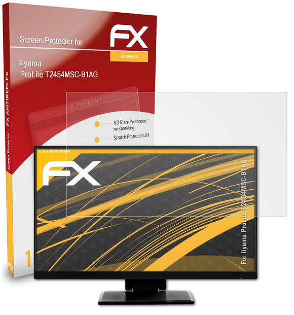 atFoliX FX-Antireflex Displayschutzfolie für Iiyama ProLite T2454MSC-B1AG