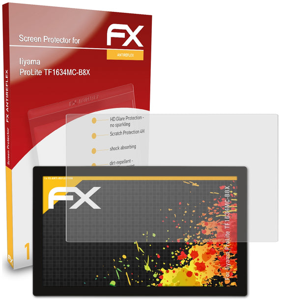 atFoliX FX-Antireflex Displayschutzfolie für Iiyama ProLite TF1634MC-B8X