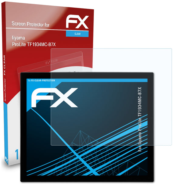 atFoliX FX-Clear Schutzfolie für Iiyama ProLite TF1934MC-B7X