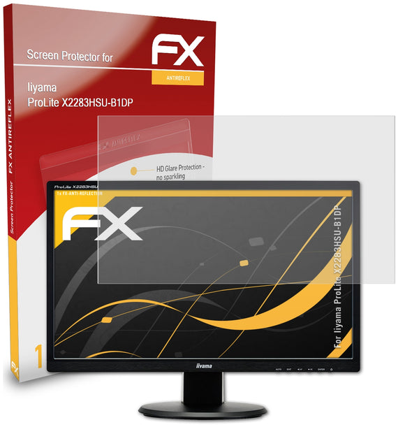 atFoliX FX-Antireflex Displayschutzfolie für Iiyama ProLite X2283HSU-B1DP