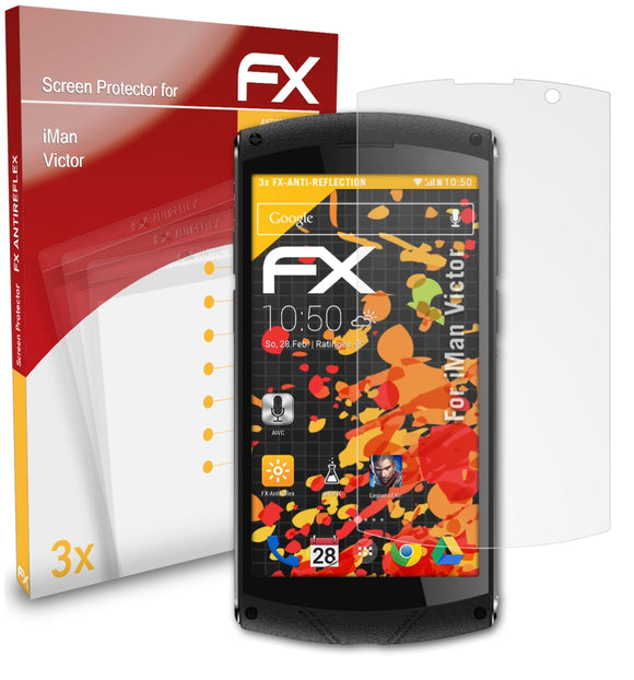 atFoliX FX-Antireflex Displayschutzfolie für iMan Victor