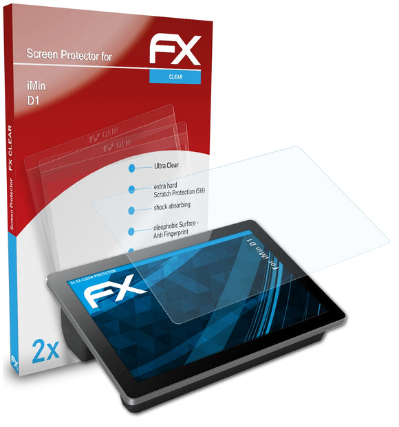 atFoliX FX-Clear Schutzfolie für iMin D1
