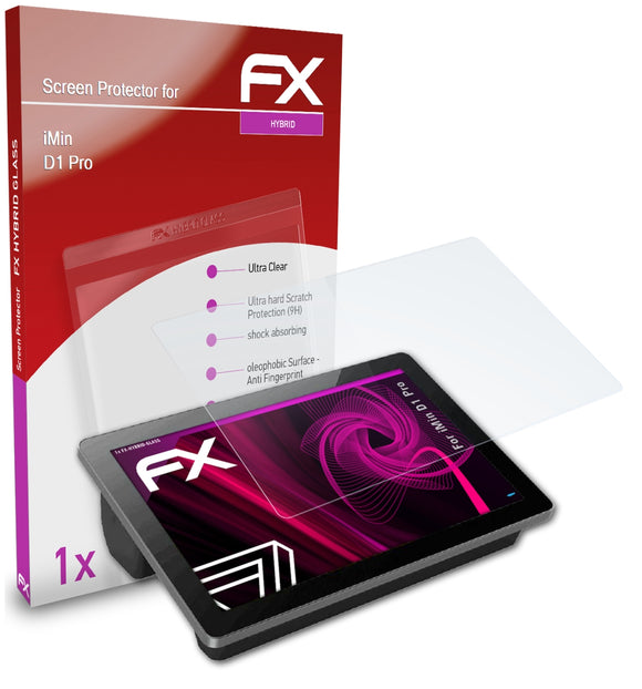 atFoliX FX-Hybrid-Glass Panzerglasfolie für iMin D1 Pro