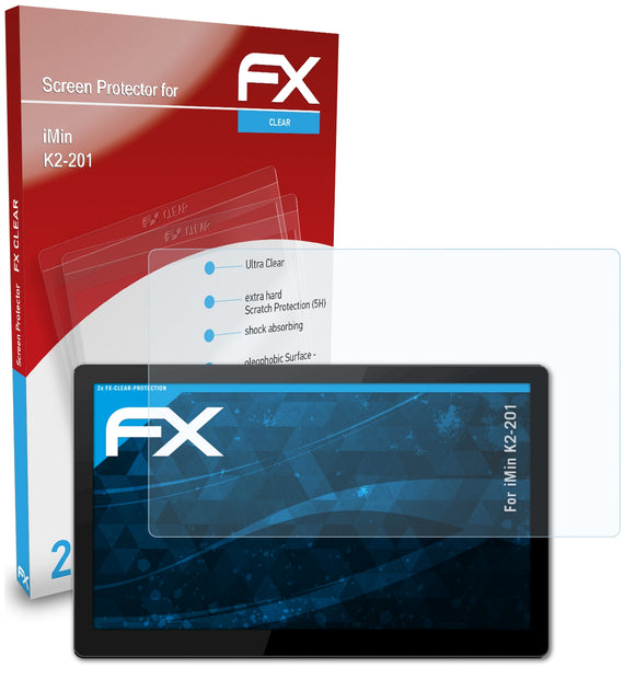 atFoliX FX-Clear Schutzfolie für iMin K2-201