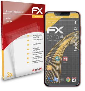 atFoliX FX-Antireflex Displayschutzfolie für Infinix Hot 6X