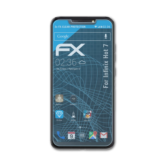 atFoliX FX-Clear Schutzfolie für Infinix Hot 7