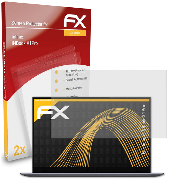 atFoliX FX-Antireflex Displayschutzfolie für Infinix INBook X1Pro