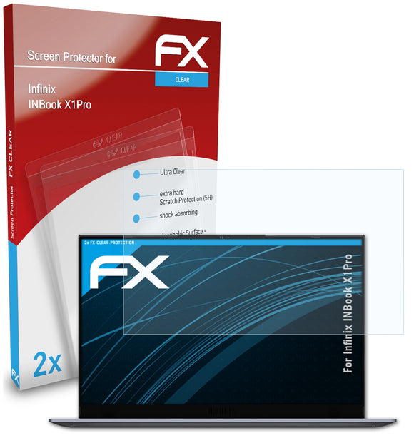 atFoliX FX-Clear Schutzfolie für Infinix INBook X1Pro