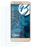 Schutzfolie Bruni kompatibel mit Infinix Note 3, glasklare (2X)