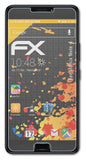 Panzerfolie atFoliX kompatibel mit Infinix Note 4, entspiegelnde und stoßdämpfende FX (3X)