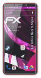 Glasfolie atFoliX kompatibel mit Infinix Note 5 Stylus, 9H Hybrid-Glass FX