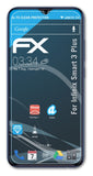 atFoliX Schutzfolie kompatibel mit Infinix Smart 3 Plus, ultraklare FX Folie (3X)
