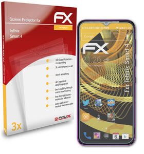 atFoliX FX-Antireflex Displayschutzfolie für Infinix Smart 4