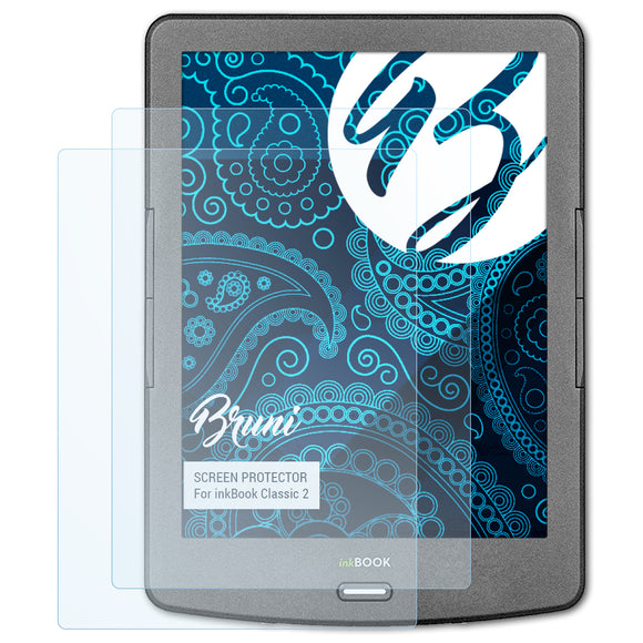 Bruni Basics-Clear Displayschutzfolie für inkBook Classic 2